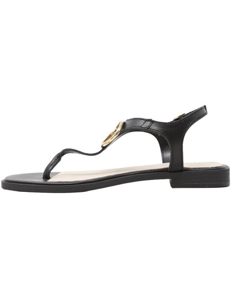 Infradito nero in pelle GUESS FLJMIRLEA03 BLACk