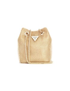 Borsa tonda donna Guess rue rose convertible lilla hwqp84