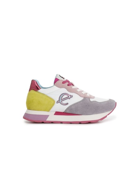Cafenoir 2024 Sneakers in pelle scamosciata e tessuto multi sabbia