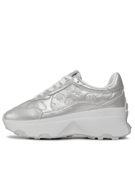 Sneaker argento donna GUESS FLPCB8FAL12